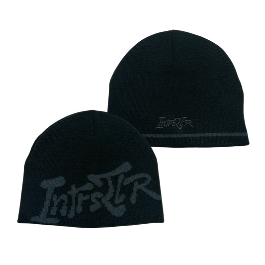 REVERSIBLE SCRIPT LOGO BEANIE
